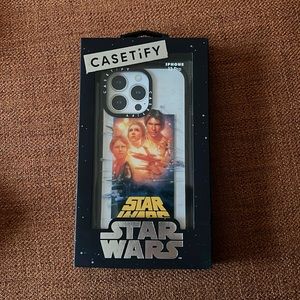 Casetify Star Wars iPhone 13 Pro case. Clear background